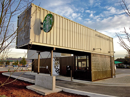 Starbucks Recycled Containers