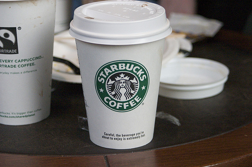 Starbucks Recycled Glass