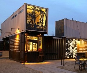 Starbucks Recycled Shipping Containers