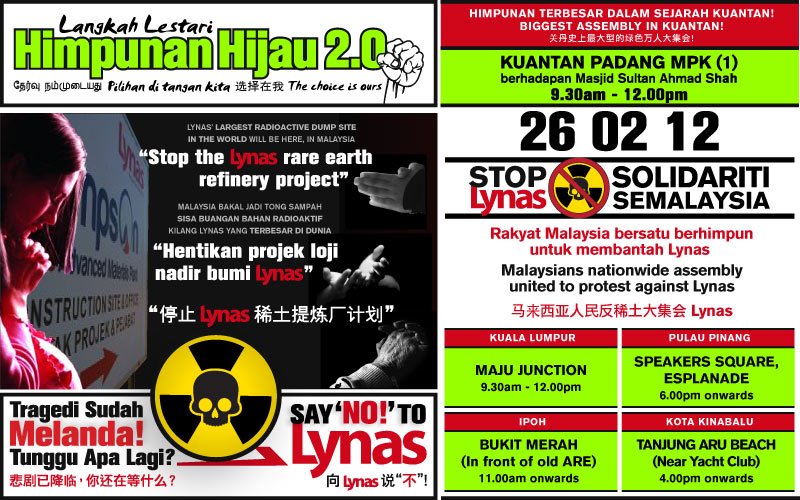 Stop Lynas Poster