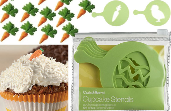 Sugar Carrot Cake Decorations