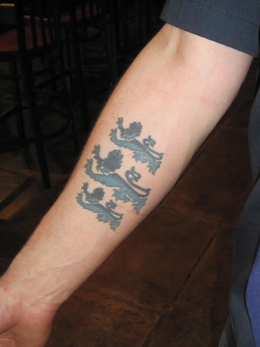 Tattoos England 3 Lions