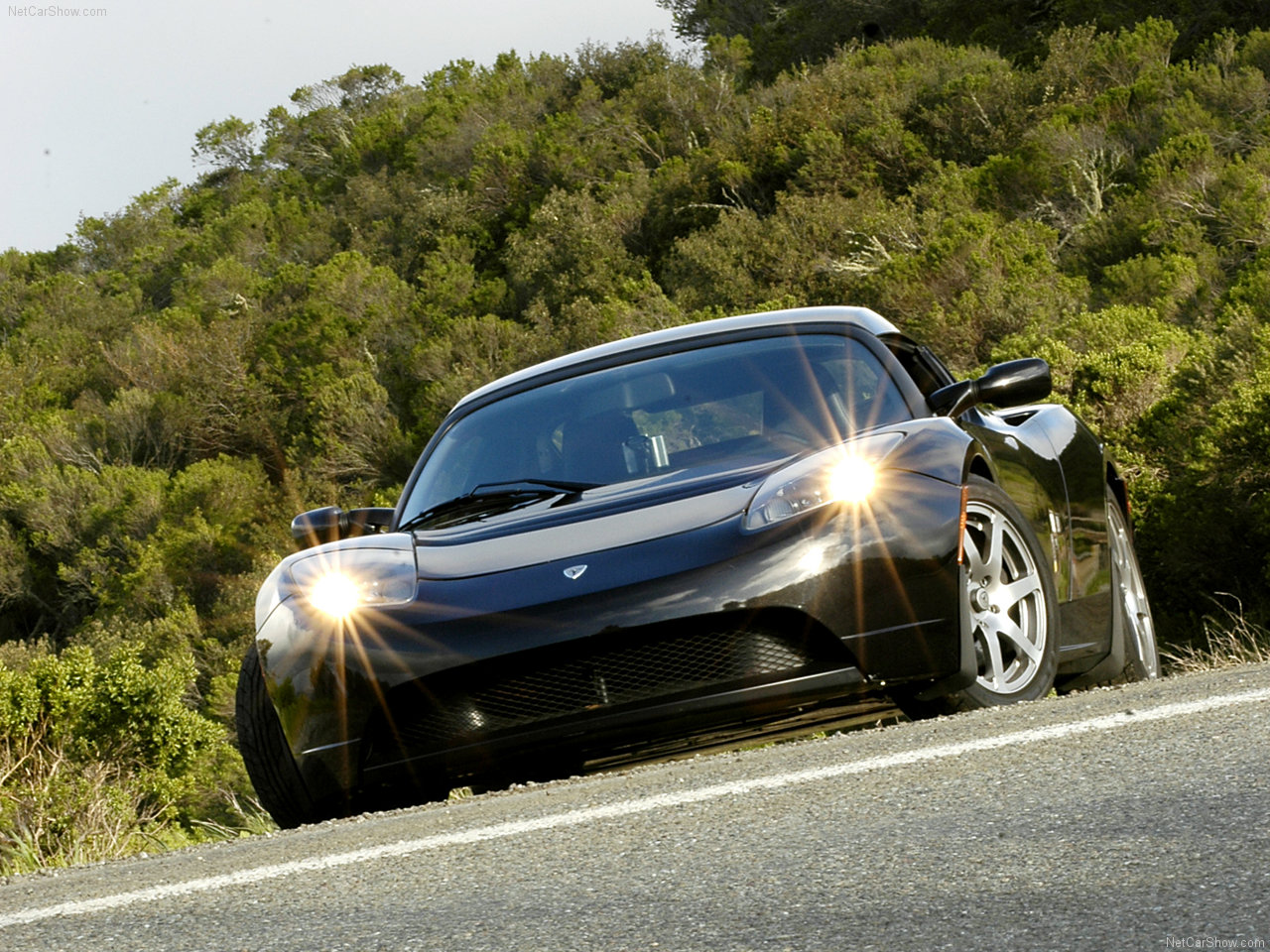 Tesla Roadster Wallpaper