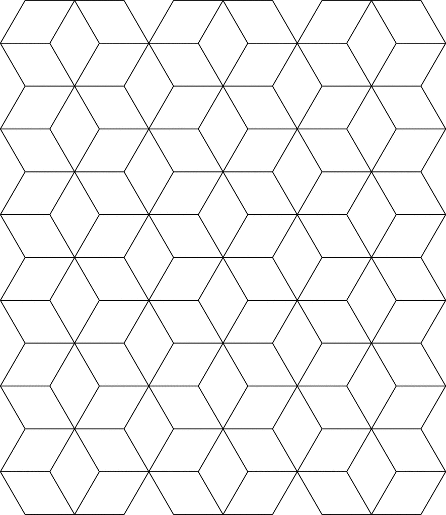 Tessellation Worksheets To Colour
