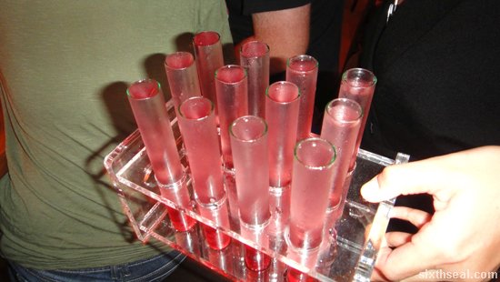 Test Tube Shots With Alcohol