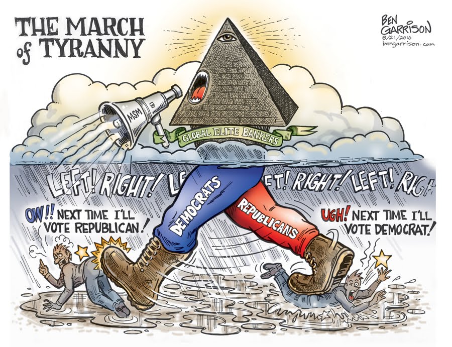 The March Of Tyranny Cartoon