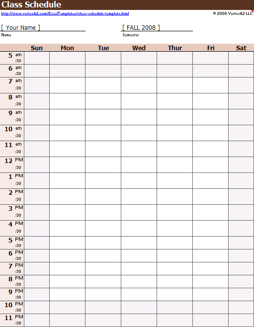 Timeline Template Free