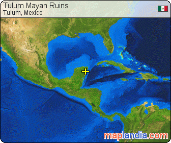 Tulum Mayan Ruins Map