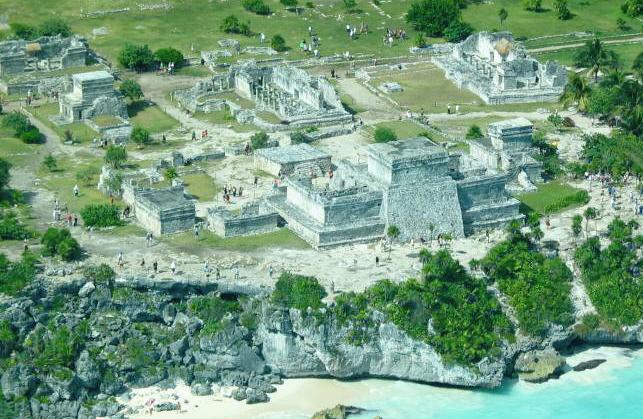 Tulum Mayan Ruins Map