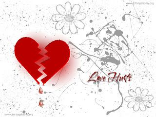 Wallpaper Love Heart Broken