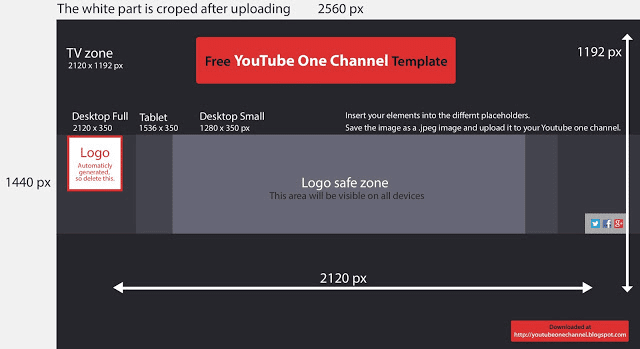 Youtube Channel Art Template Maker